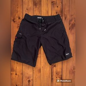 Mens O’Neill Black Bathing Suit Size 32 100% Polyester